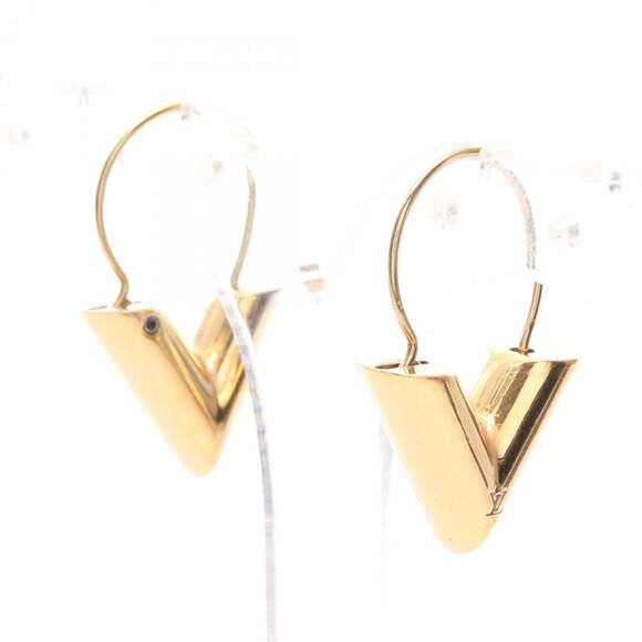 LOUIS VUITTON Gold Earrings